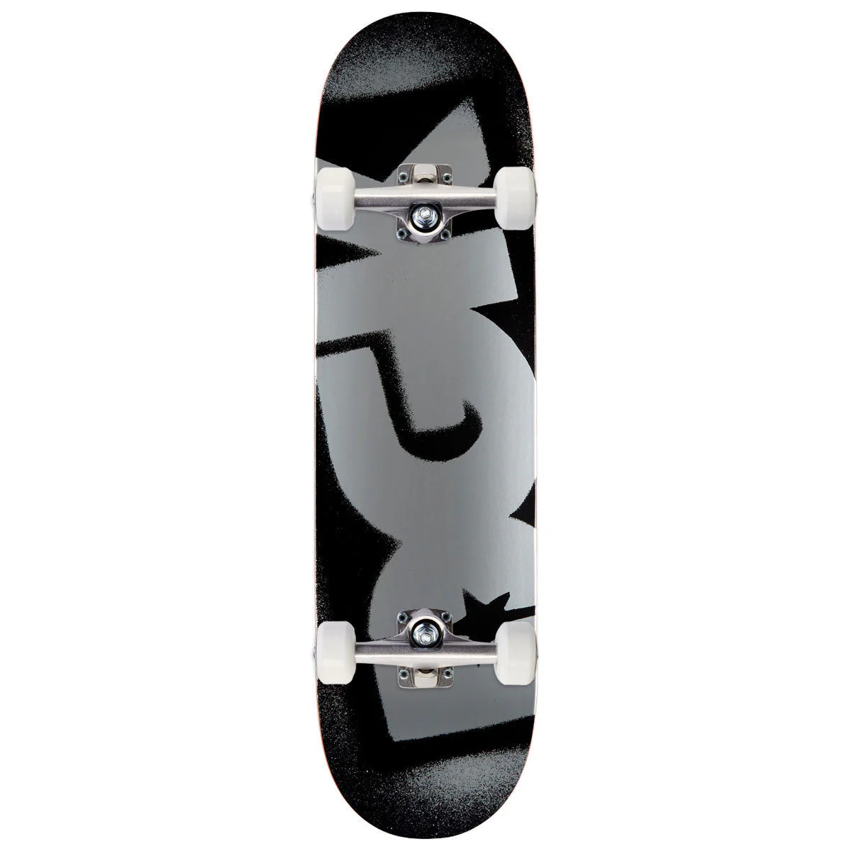DGK OG Logo Foil Skateboard Complete - Black - 7.80"