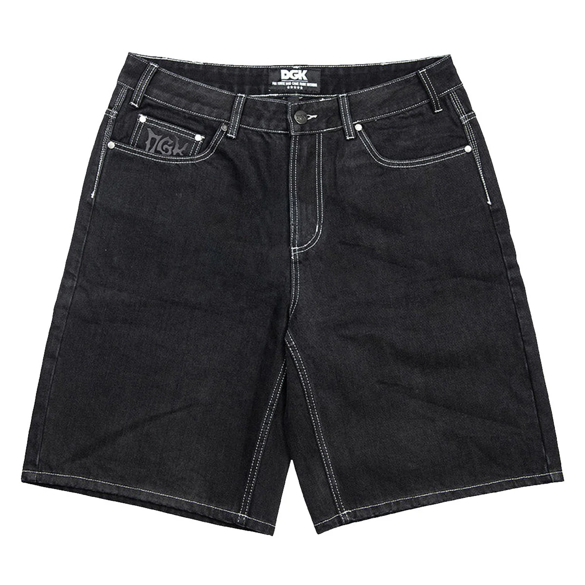 DGK Sovereign Denim Shorts - Washed Black