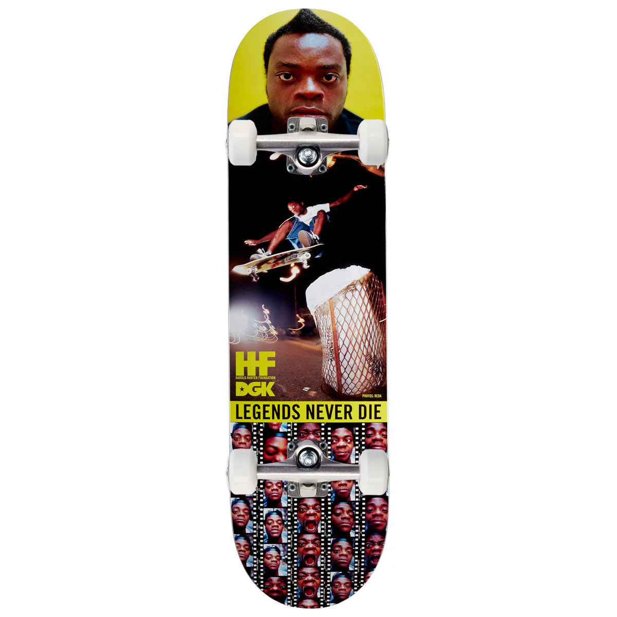 DGK Street Soldier Harold Hunter HHF2 Reda Skateboard Complete - 8.25"
