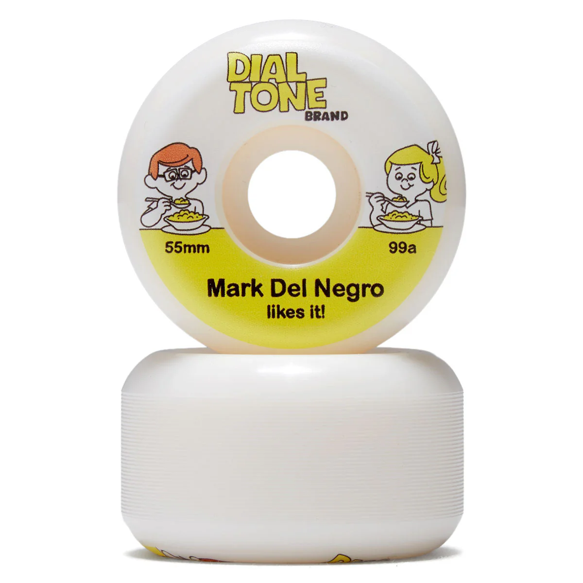Dial Tone Mark Del Negro Ginger Grahams Conical 99a Skateboard Wheels - 55mm - Image 2