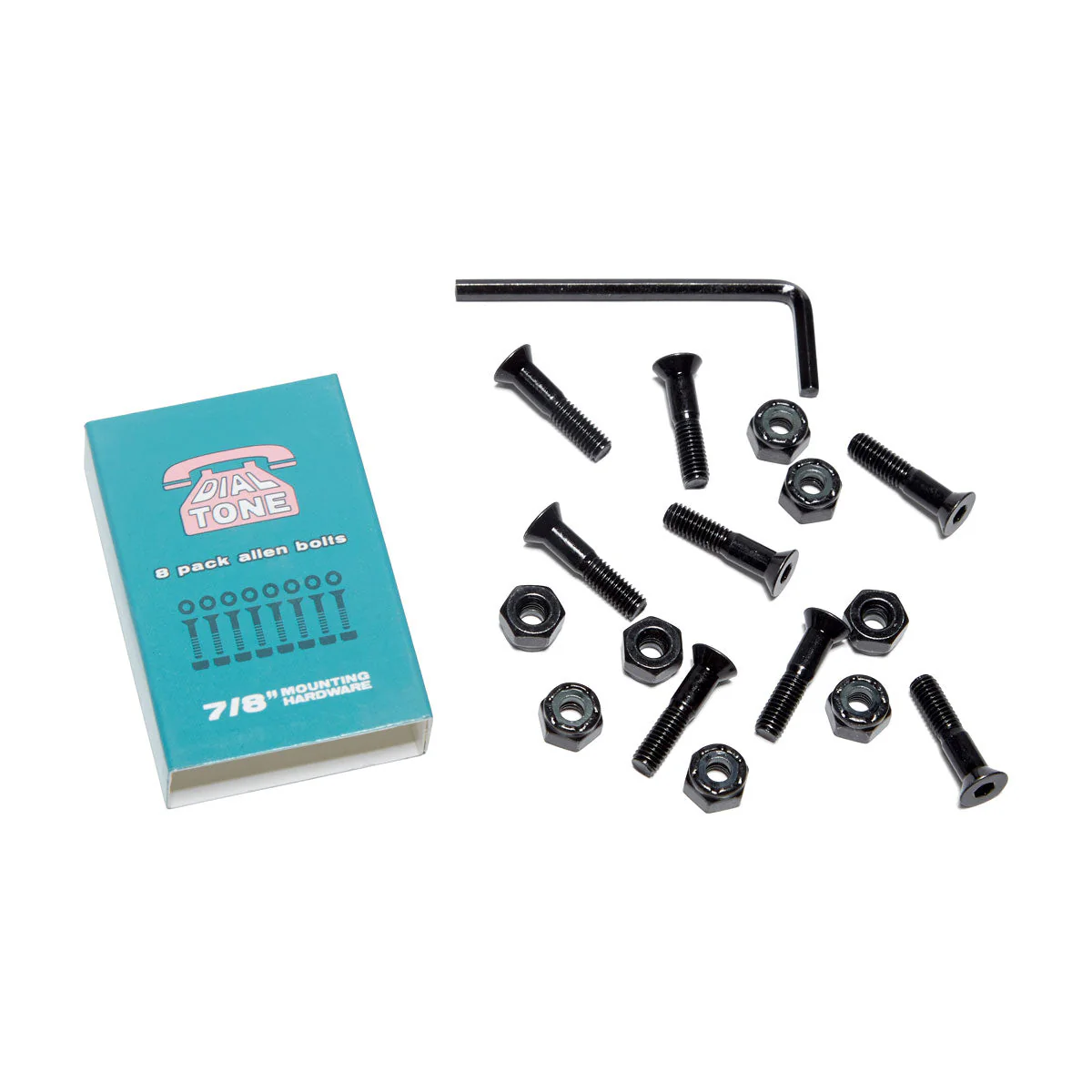 Dial Tone Matchbook Bolts Allen Hardware - 7/8β