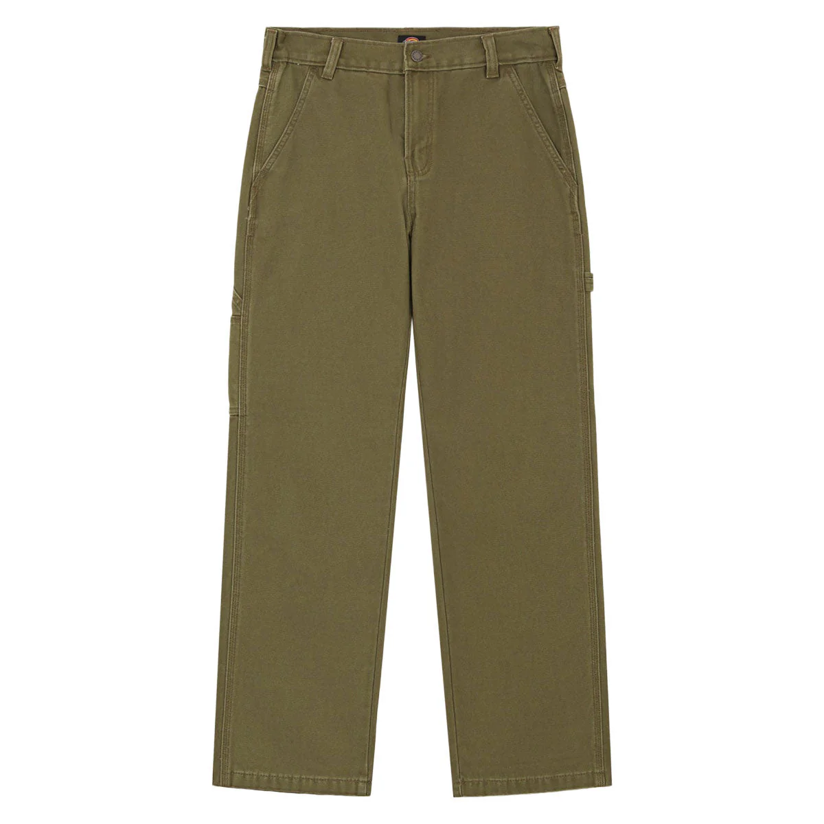 Dickies Carpenter Canvas Pants - Military Green - Image 5