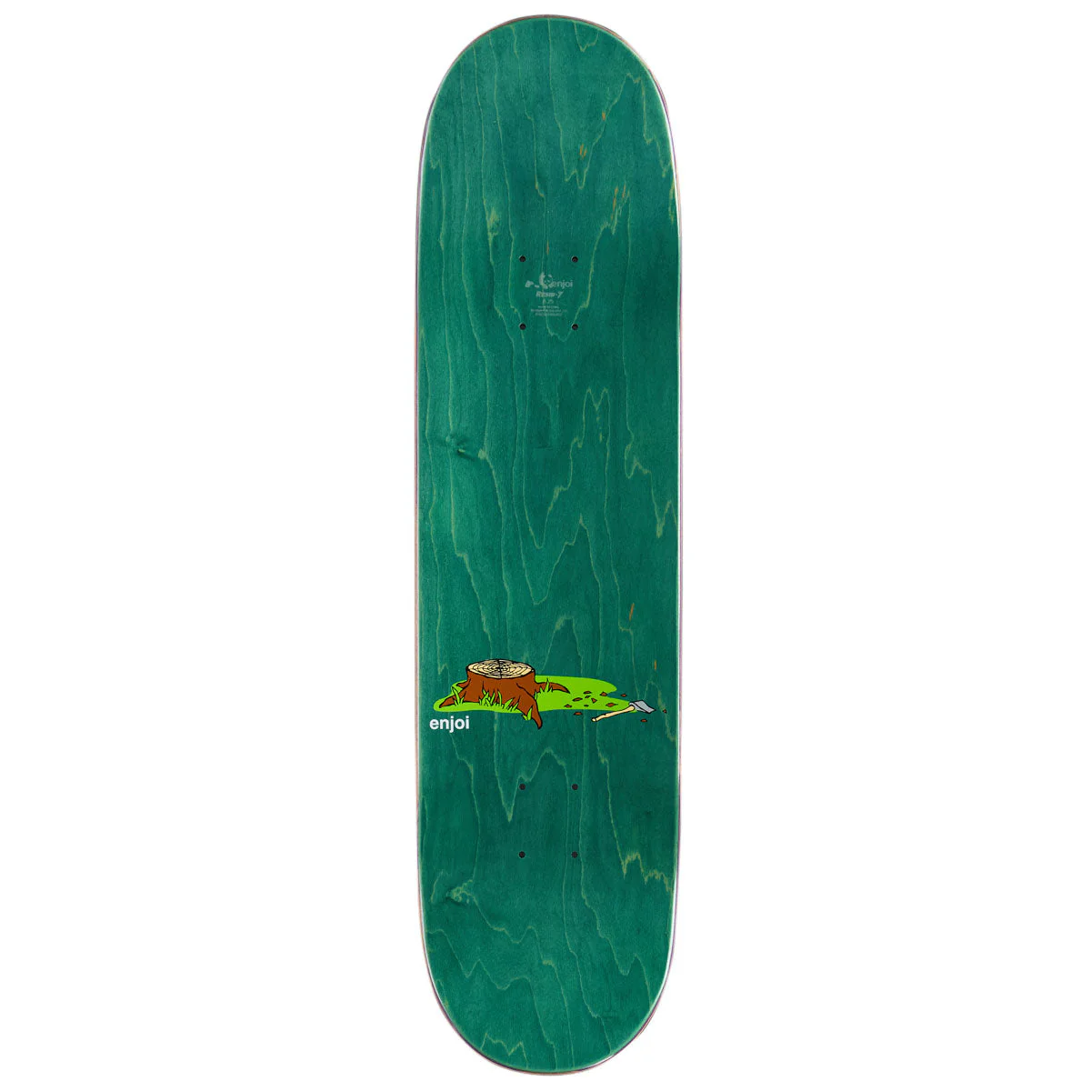 Enjoi Rasta Panda R7 Skateboard Deck - 8.25" - Image 2
