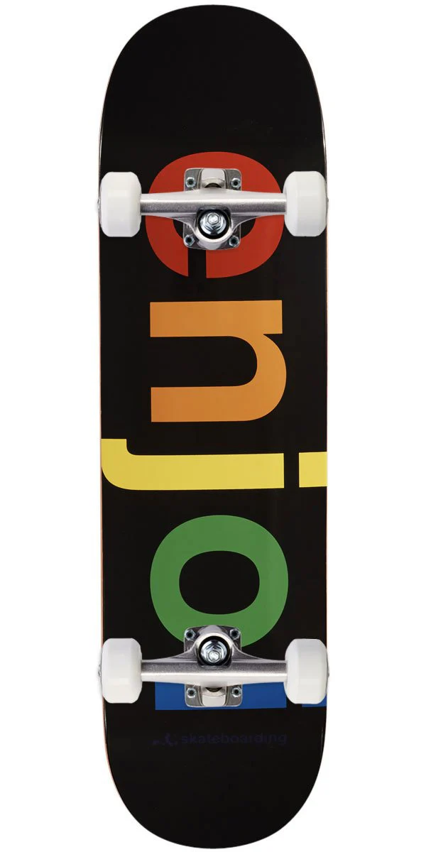 Enjoi Spectrum R7 Skateboard Complete - Black - 8.50"