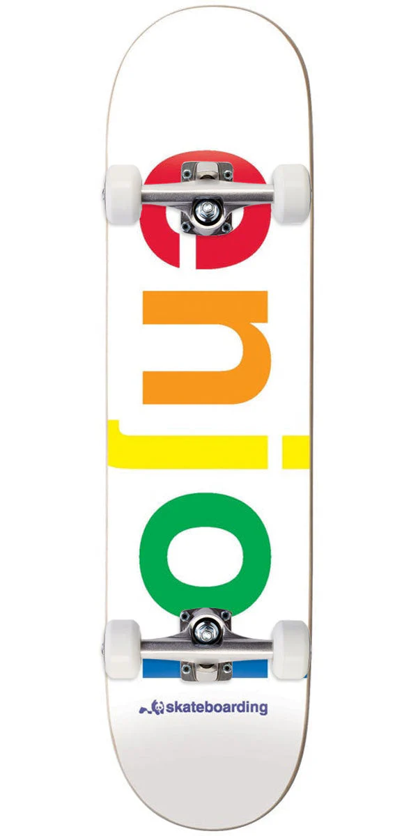 Enjoi Spectrum R7 Skateboard Complete - White - 8.25"