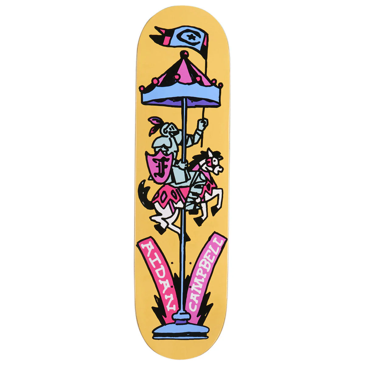 Foundation Campbell Carousel Skateboard Deck - 8.25"