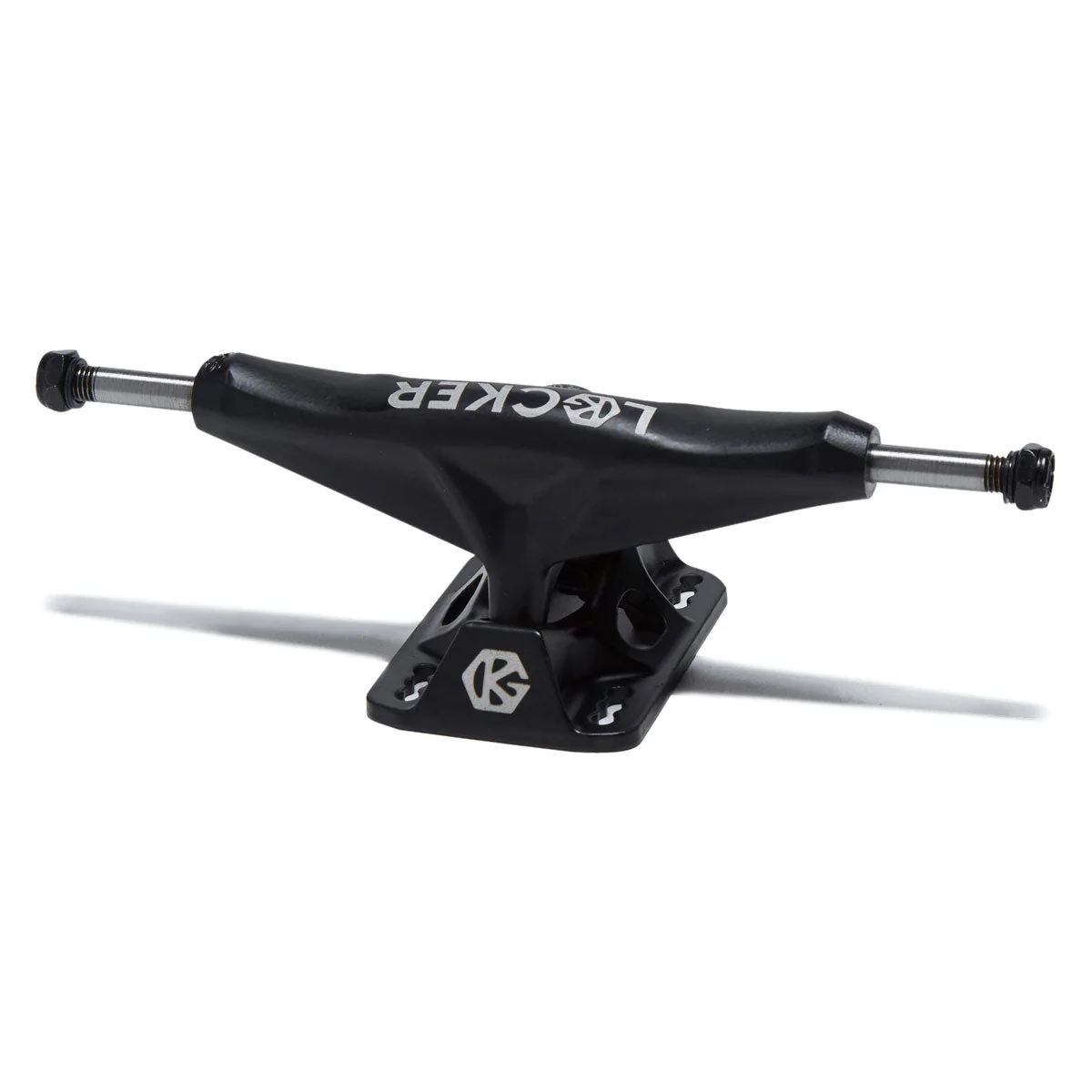 Grind King Locker Skateboard Trucks - Flat Black - 8.25"