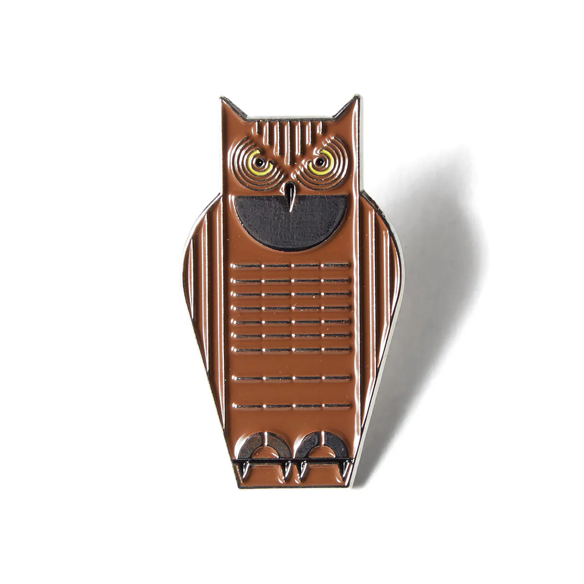 Habitat Charley Harper Owl Pin - Multi