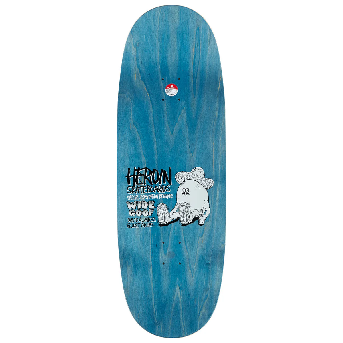 Heroin Goofy's Grande Egg Skateboard Deck - 10.75 - Image 2