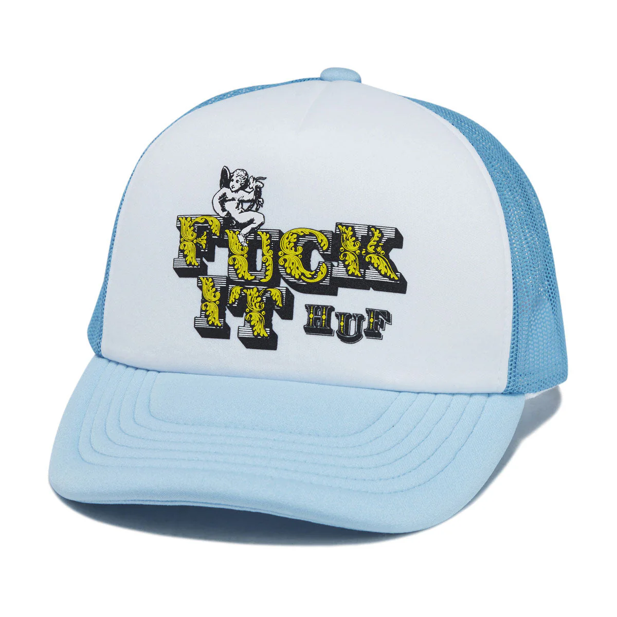 HUF Divine Trucker Hat - Light Blue