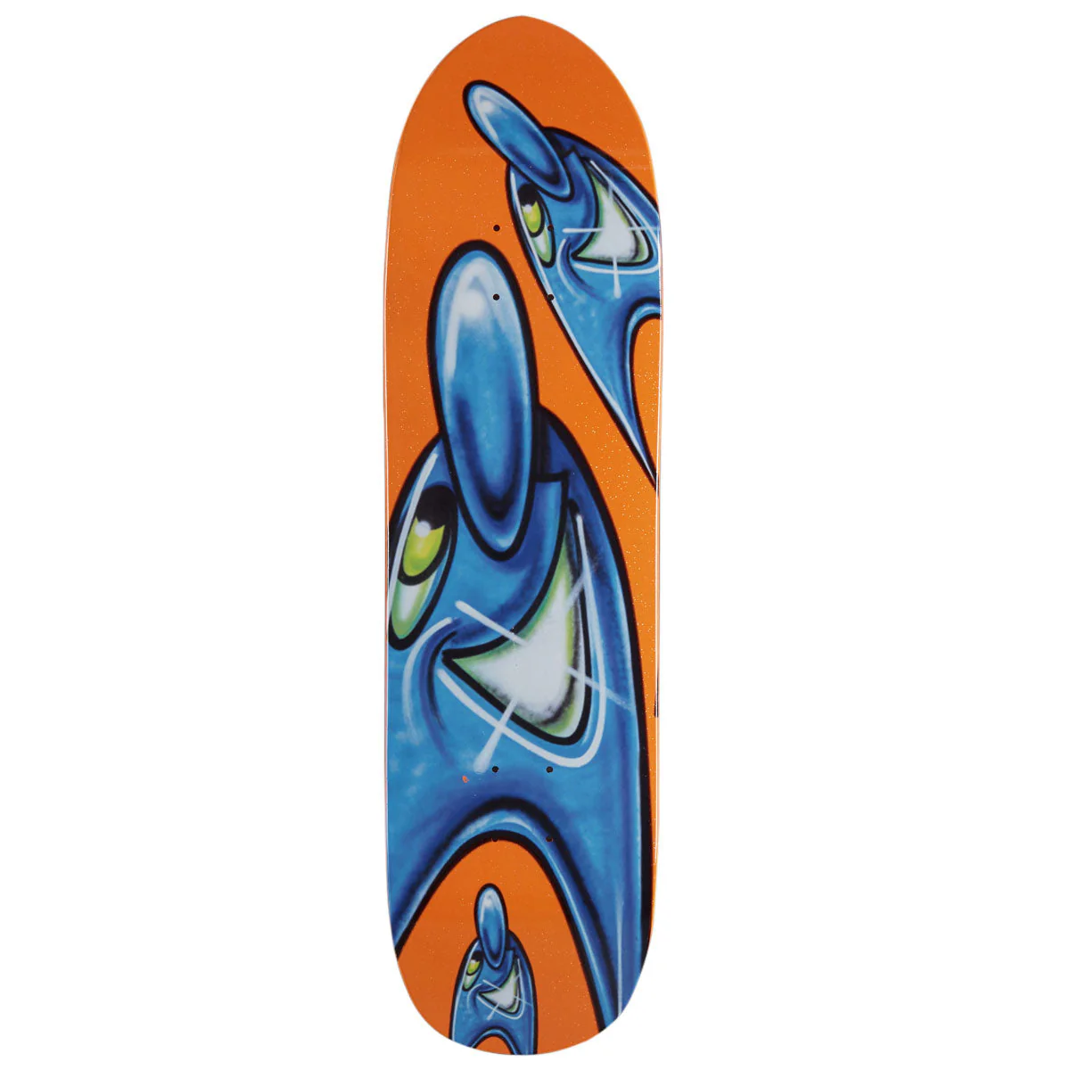 HUF Karbombz Cruiser Skateboard Deck - Orange - 8.50"