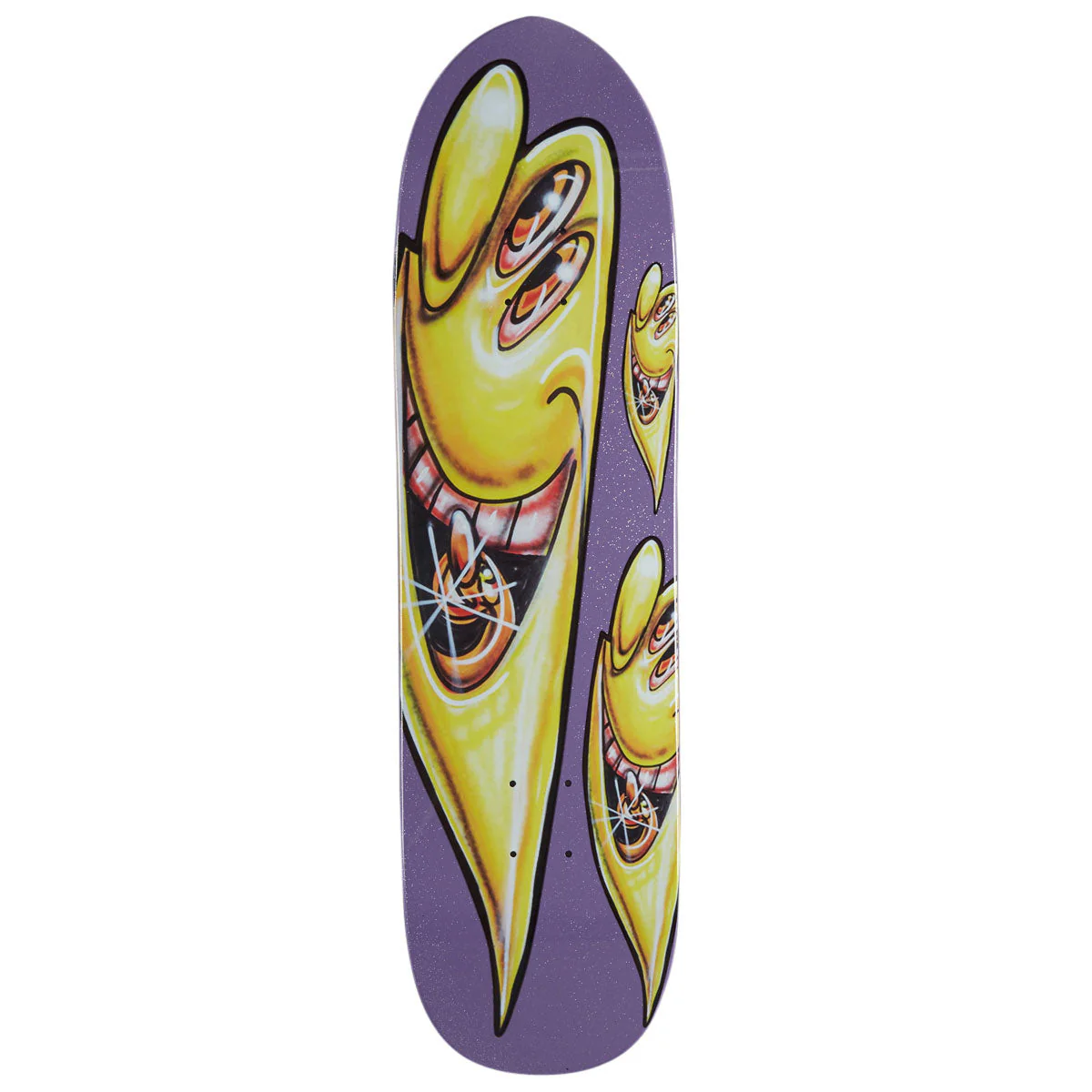 HUF Karbombz Cruiser Skateboard Deck - Purple - 8.50"