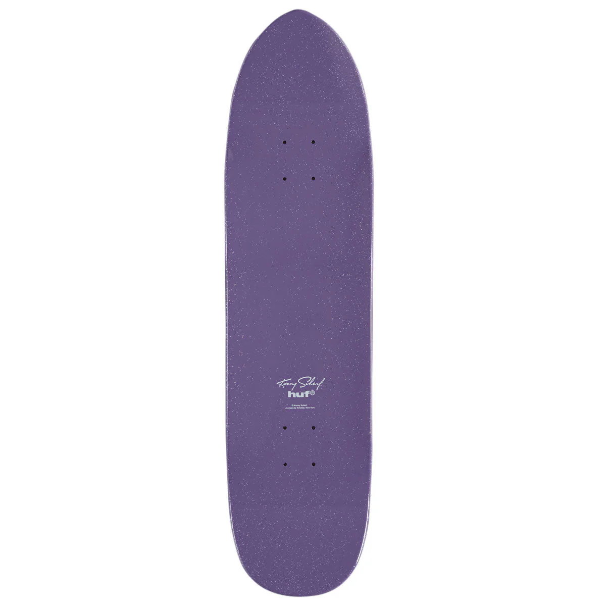 HUF Karbombz Cruiser Skateboard Deck - Purple - 8.50" - Image 2