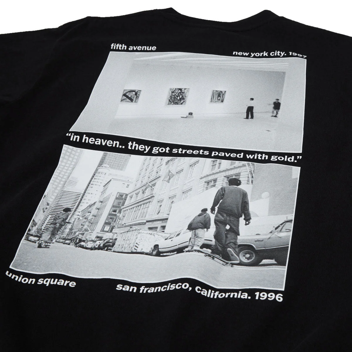 HUF Paved With Gold T-Shirt - Black - Image 5