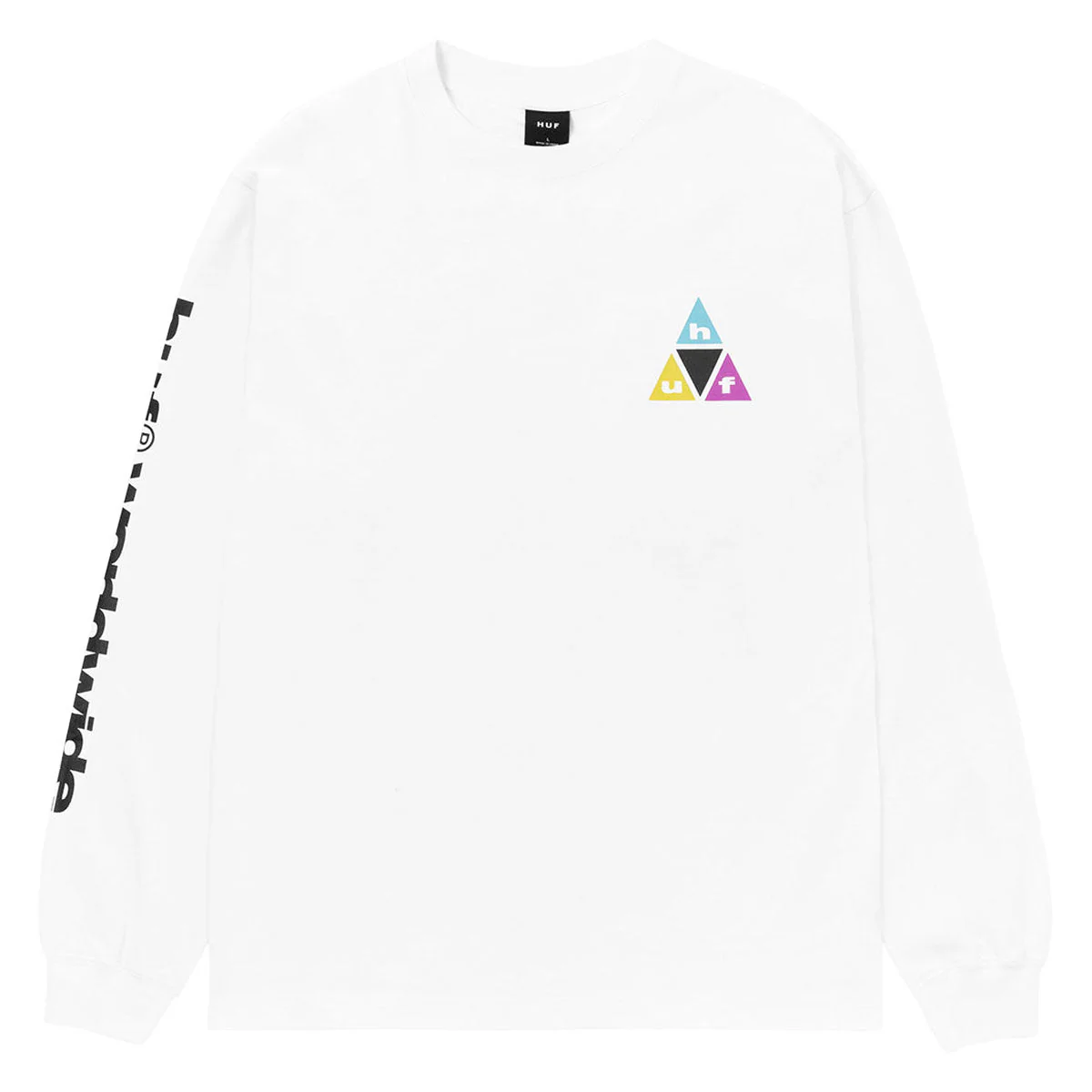 HUF Prism TT Long Sleeve T-Shirt - White II