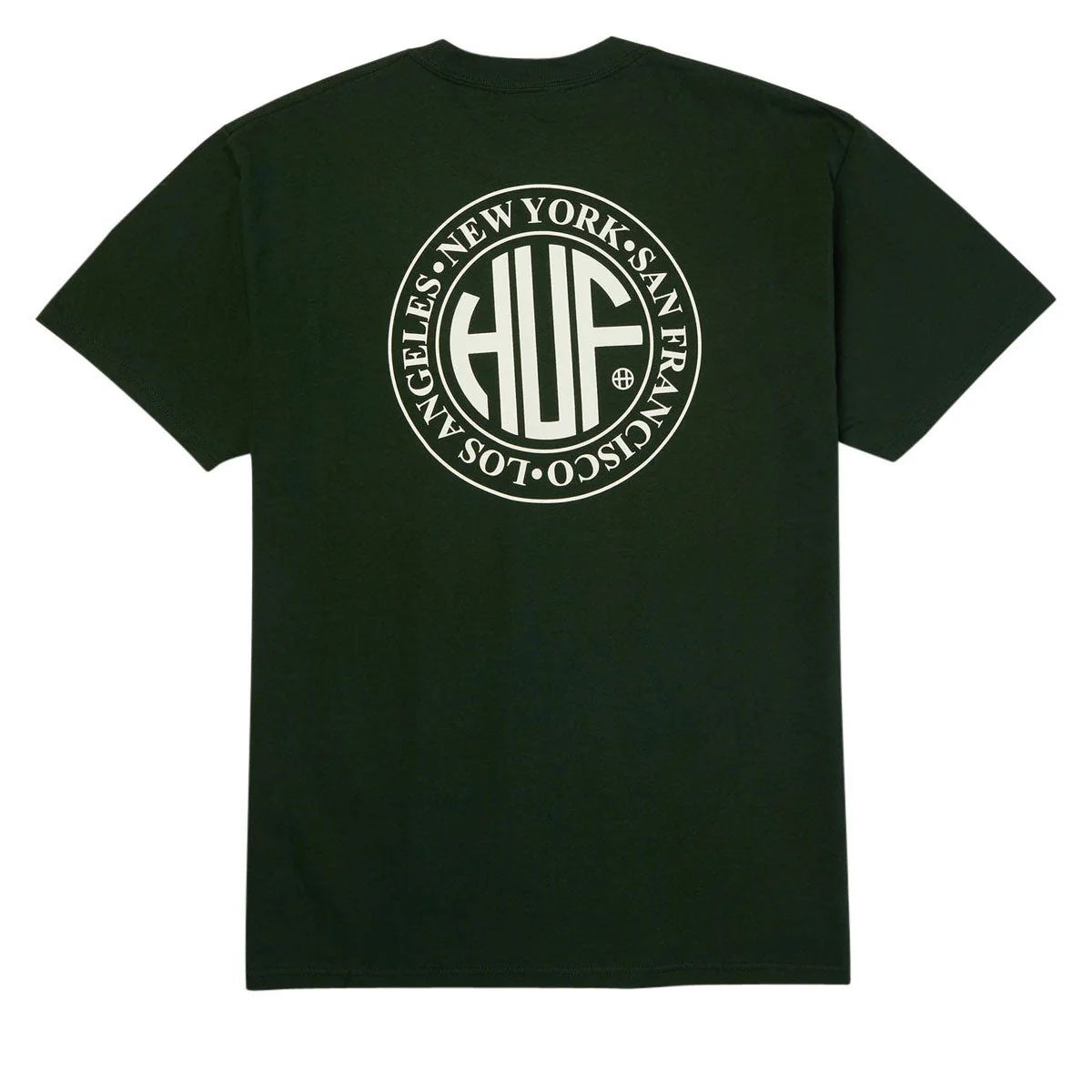 HUF Regional T-Shirt - Forest Green/White