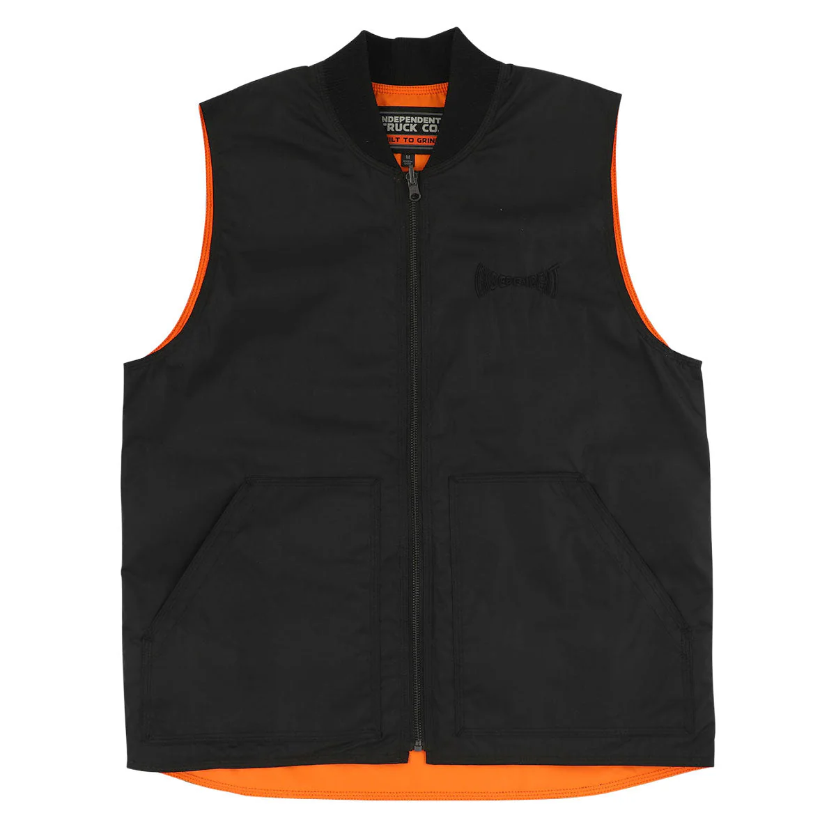 Independent BTG Reversible Work Vest - Black/Orange