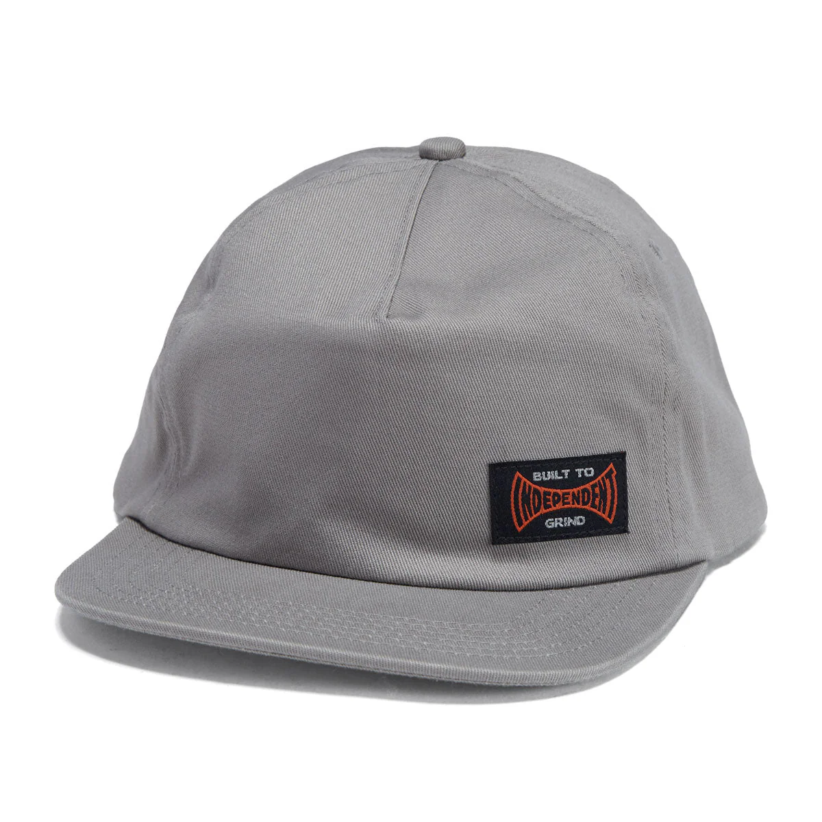 Independent Built To Grind Snapback Hat - Charcoal