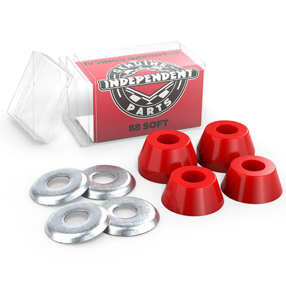 Independent Genuine Parts Standard Conical Soft 88a Bushings - Red