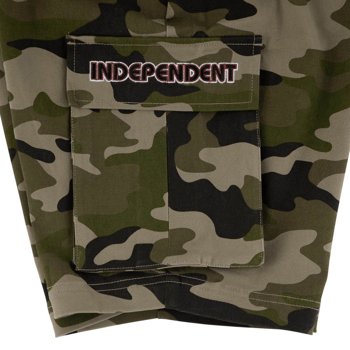 Independent Groundwork Cargo Shorts - Camo - Image 3