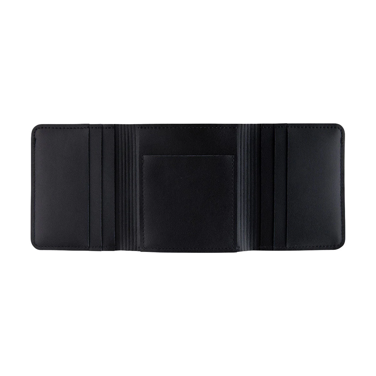 Independent Span Leather Wallet - Black - Image 2