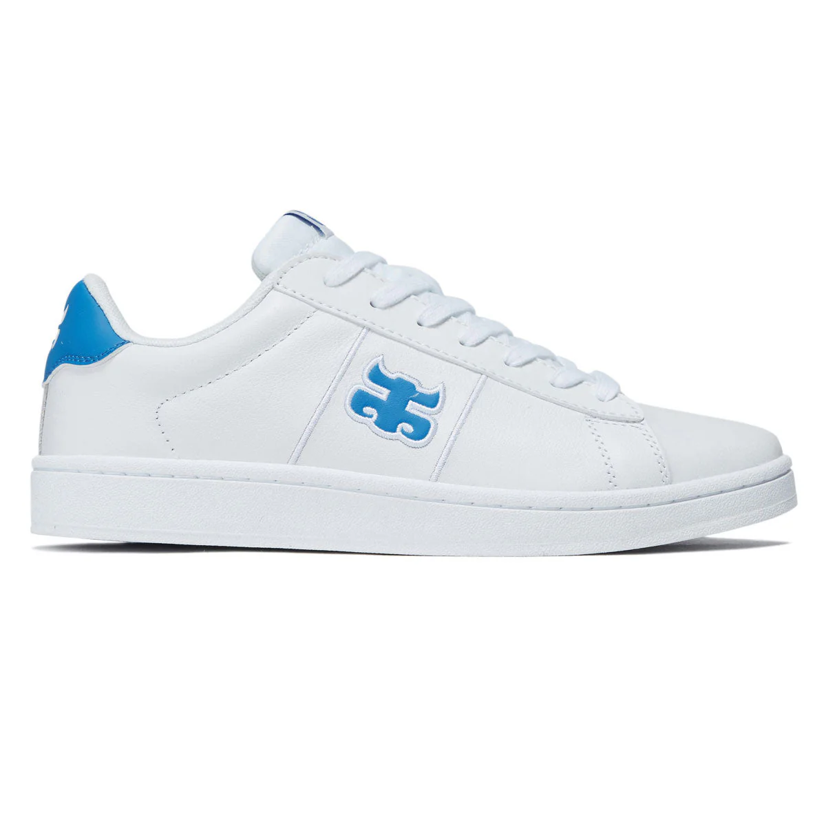 IPath Ace Shoes - White Leather/Caroline Blue