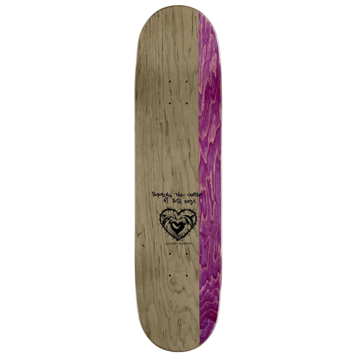 Jacuzzi Unlimited Burnt Ends EX7 Skateboard Deck - 8.50" - Image 2