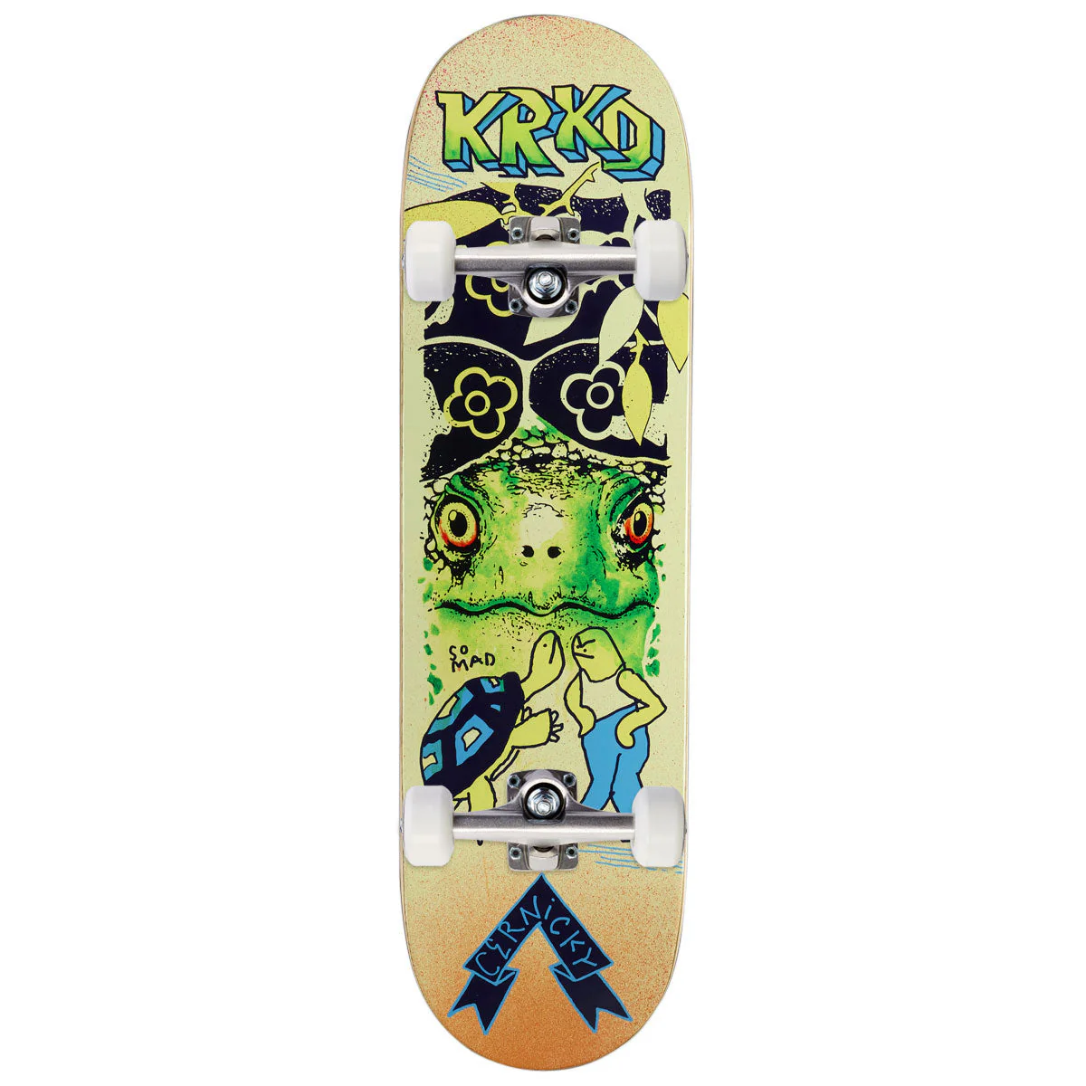 Krooked Cernicky Mad Turtle True Fit Skateboard Complete - 8.50"