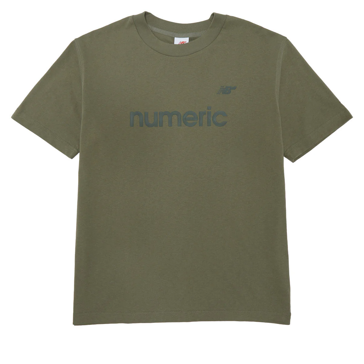 New Balance Numeric Cotton T-Shirt - Dark Olive