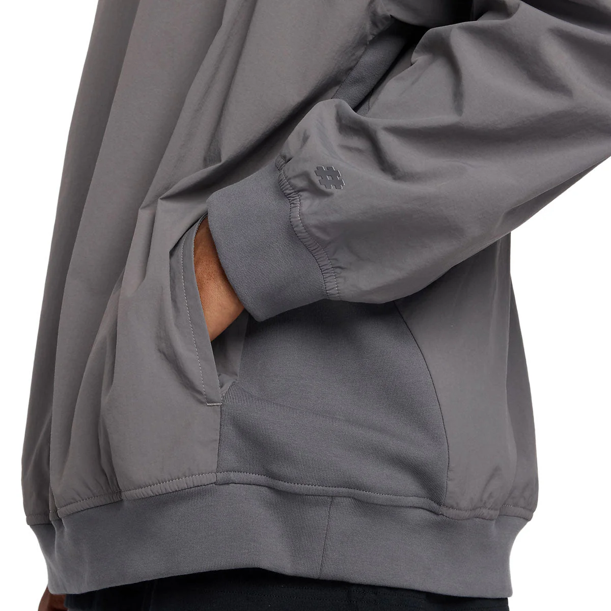 New Balance Numeric Woven Crew Sweatshirt - Castlerock - Image 3