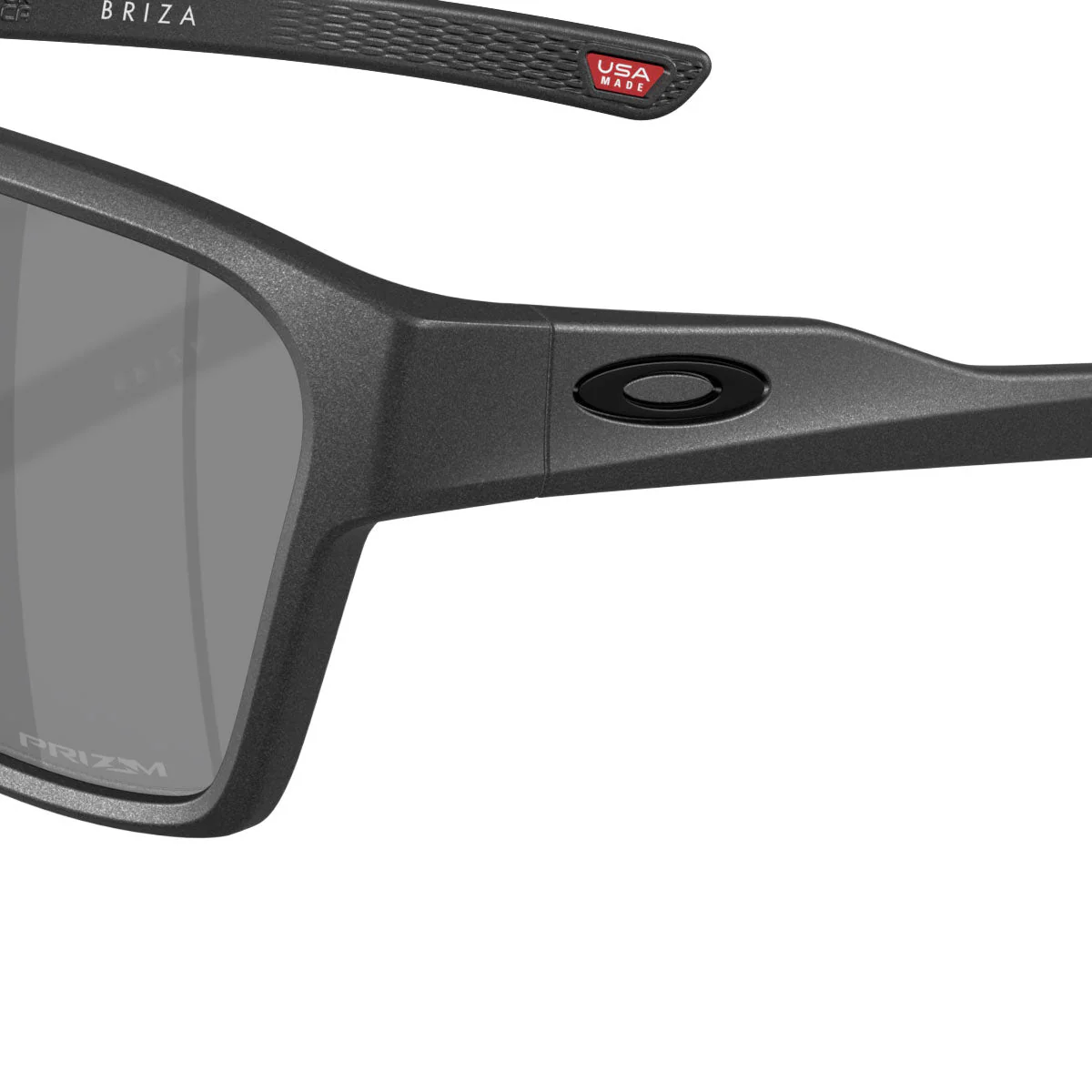 Oakley Briza Sunglasses - Steel/PRIZM Black Iridium Lens - Image 5