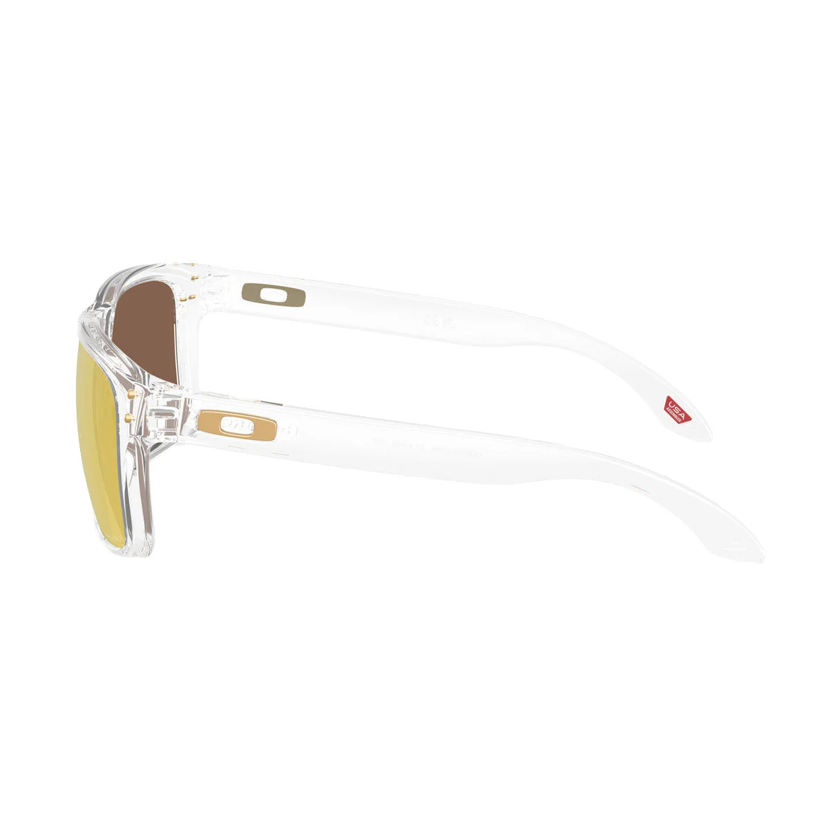 Oakley Holbrook Sunglasses - Clear/PRIZM 24k Polarized Lens - Image 3