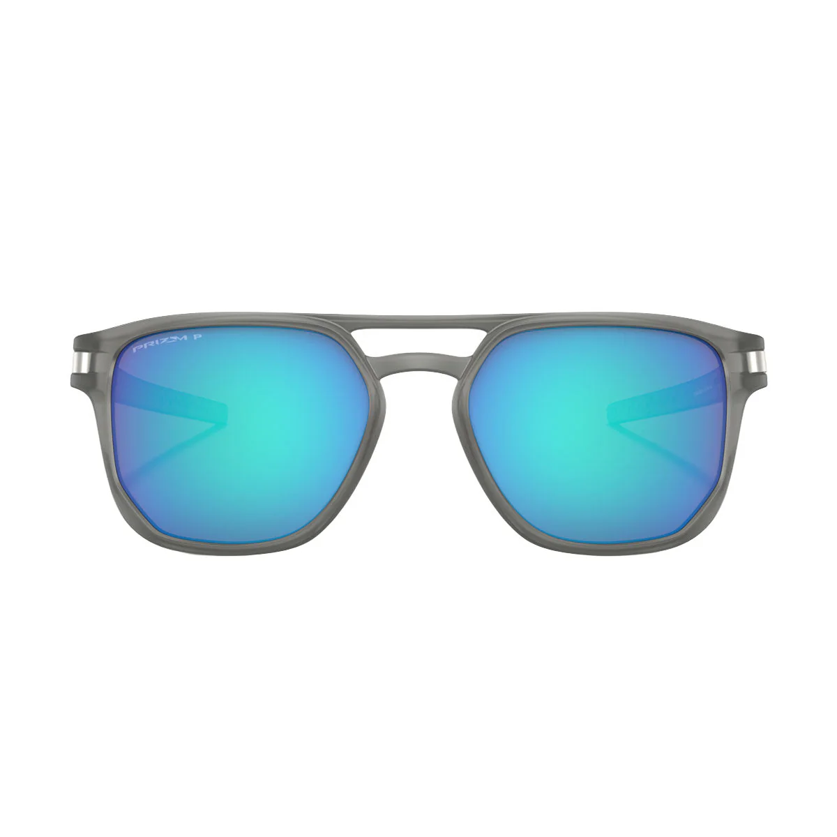 Oakley Latch Beta Sunglasses - Matte Grey Ink/PRIZM Sapphire Polarized Lens