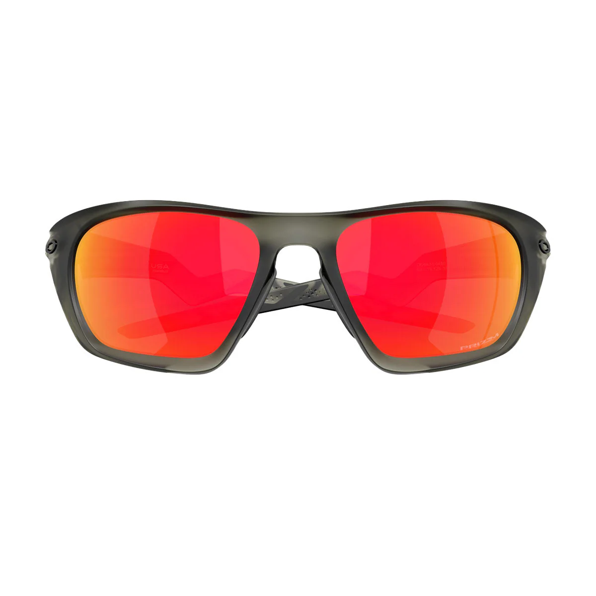 Oakley Lateralis Sunglasses - Matte Olive Ink/PRIZM Ruby Lens - Image 4