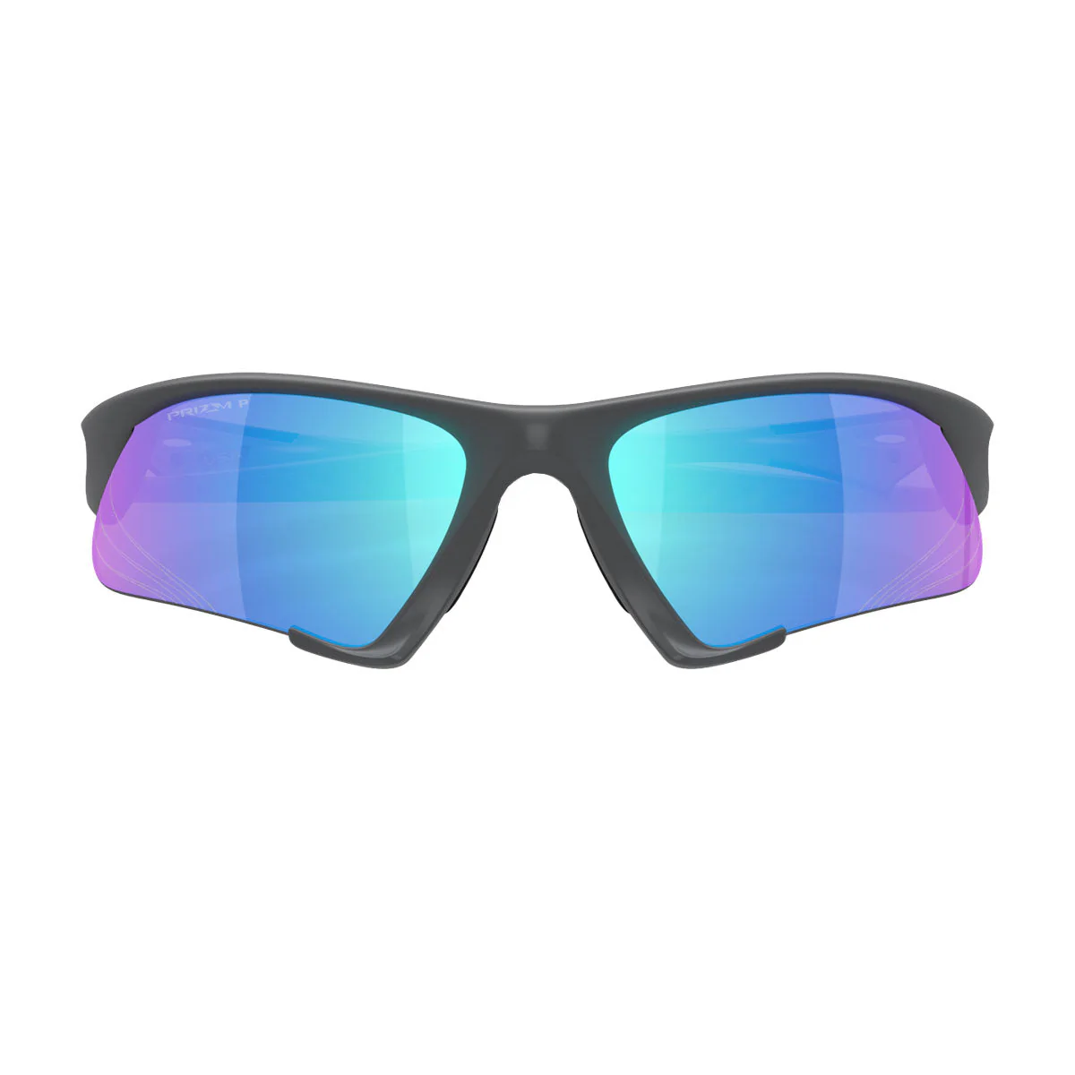 Oakley Suture Jacket Sunglasses - Matte Carbon/PRIZM Sapphire Polarized Lens - Image 4