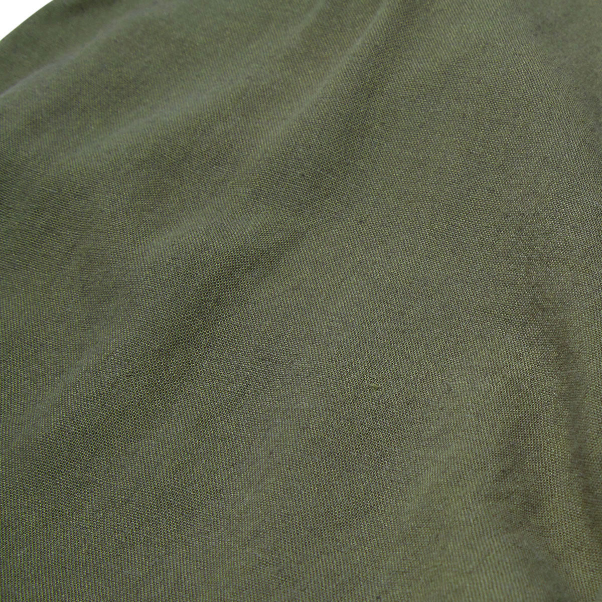 Obey Baggy Linen Devin Shorts - Smokey Olive - Image 5