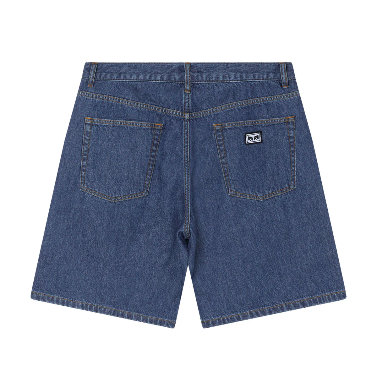 Obey Emerson Denim Shorts - Stone Wash - Image 2