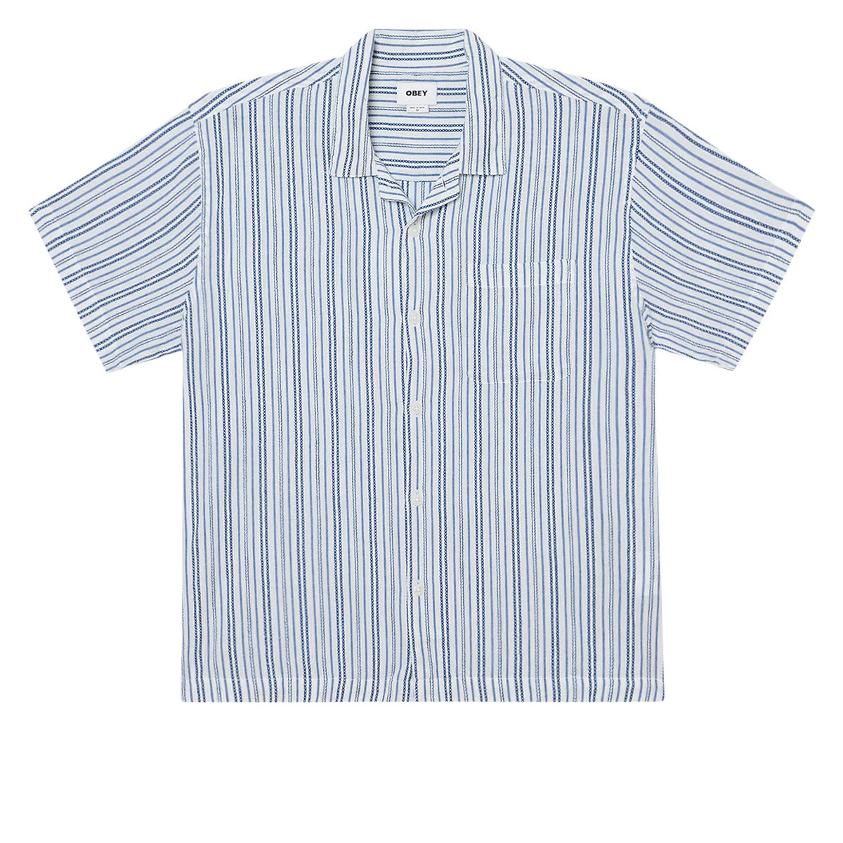 Obey Evans Woven Shirt - White Multi