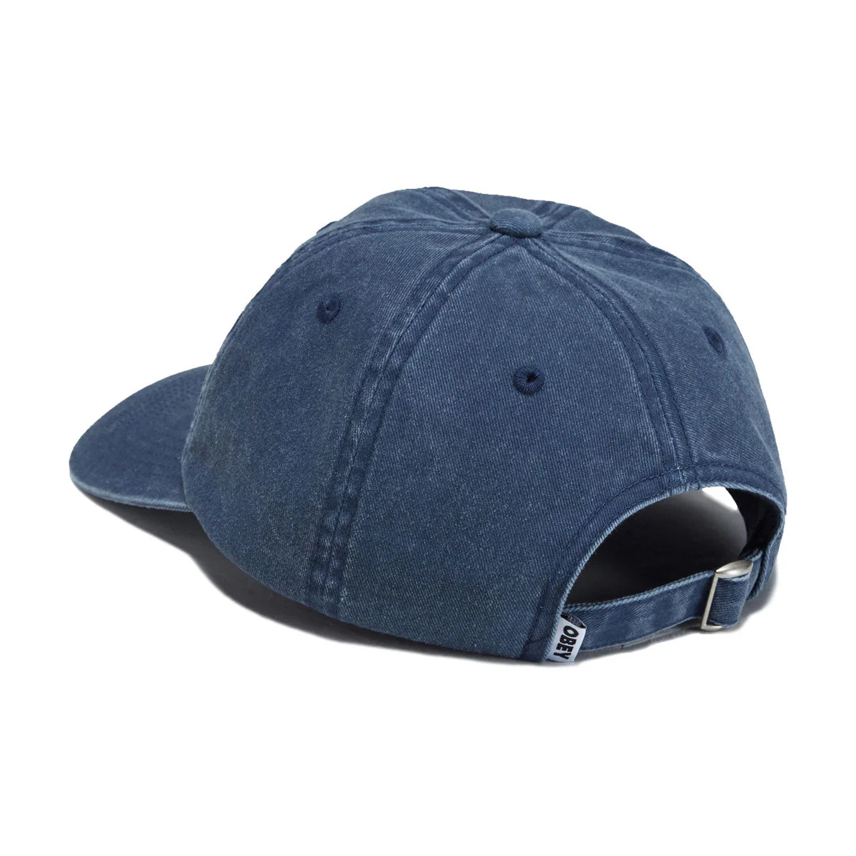Obey Pigment Slanted 6 Panel Snapback Hat - Pigment Navy - Image 2