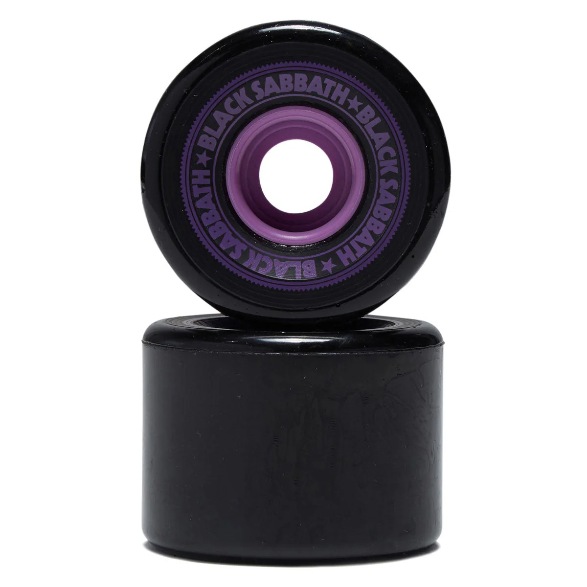 OJ x Black Sabbath Paranoid Super Juice 78a Skateboard Wheels - Black - 60mm - Image 2