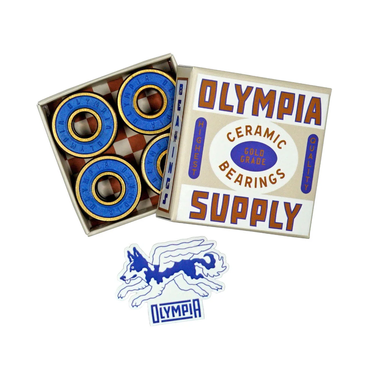 Olympia Gold Grade Bearings - Gold/Blue