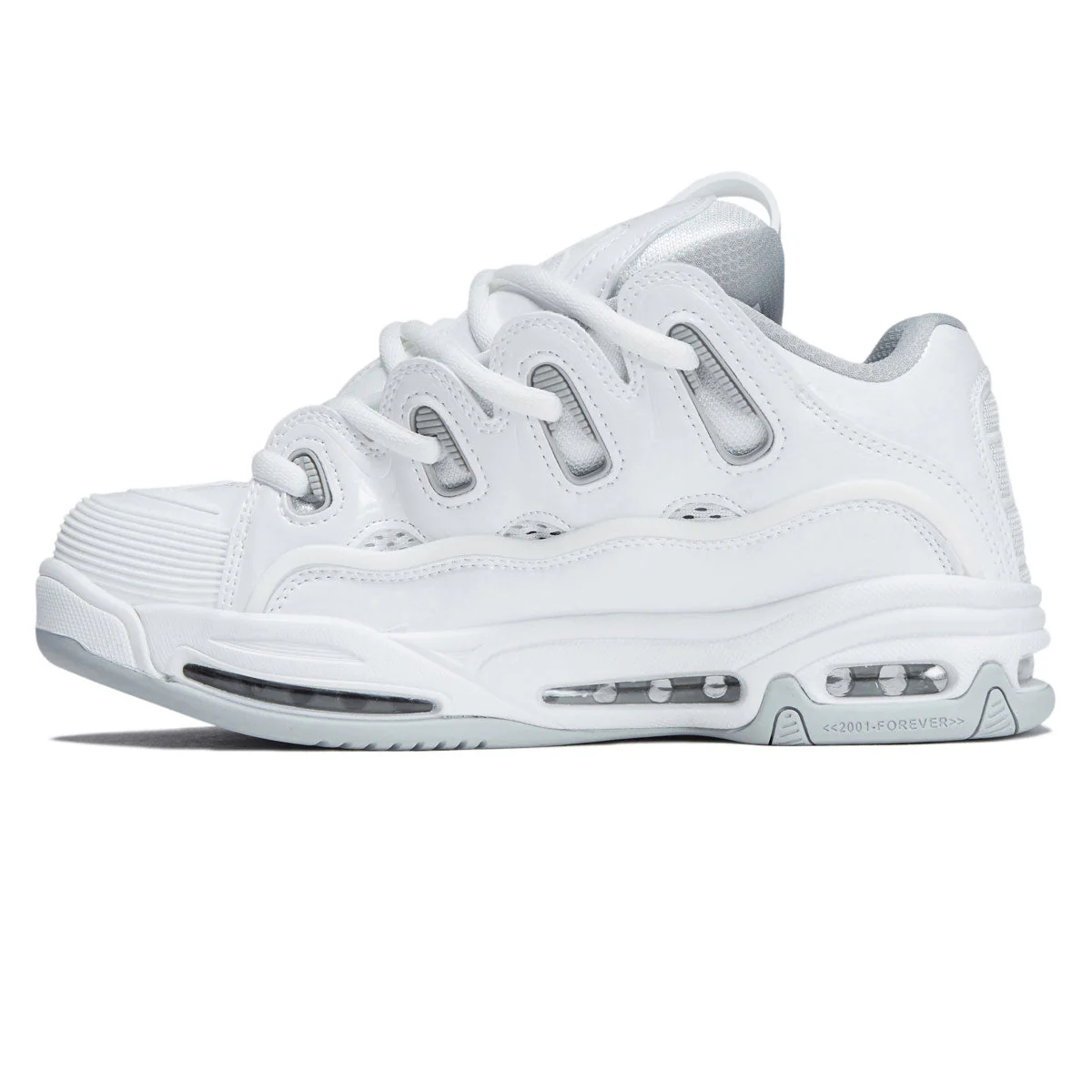 Osiris D3 2001 Shoes - White/Grey/White - Image 2