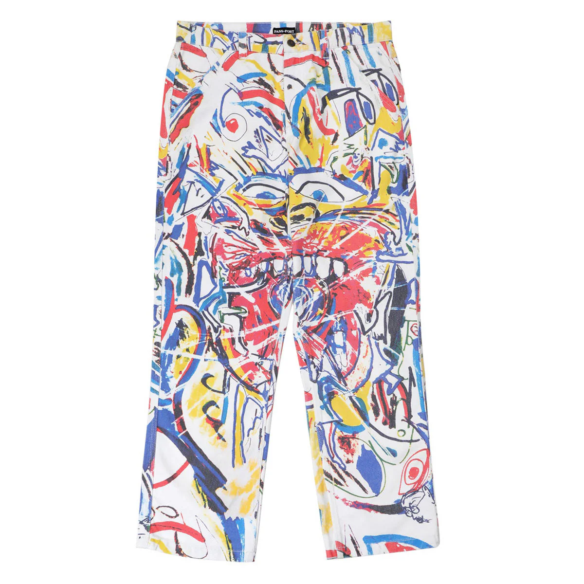 Passport Goes Around Workers Club Classic Jeans - Multi