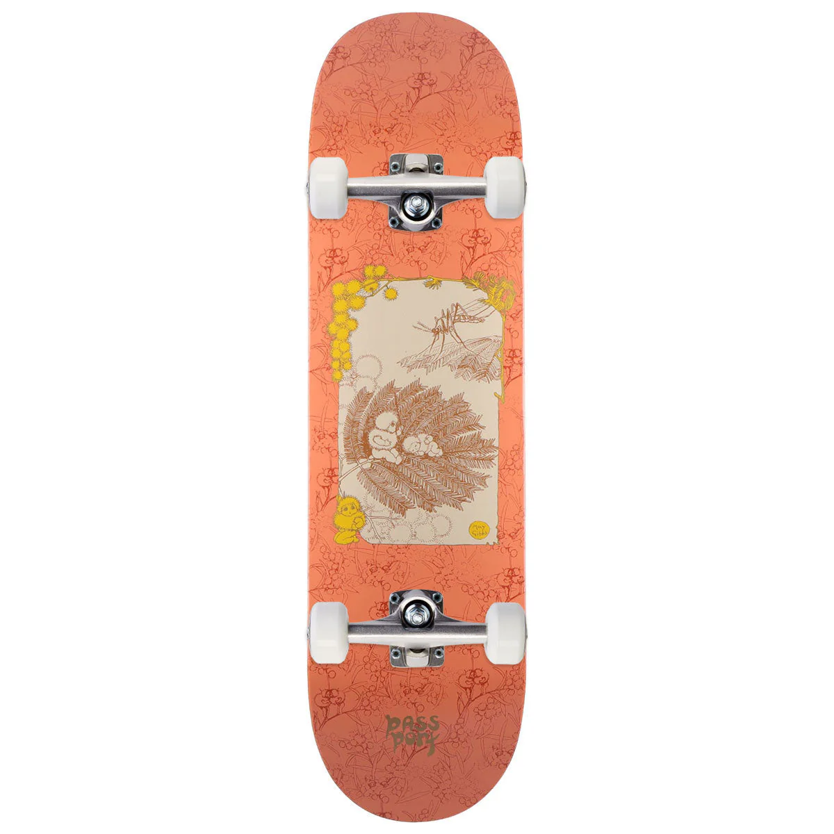 Passport x May Gibbs Wattle Baby Skateboard Complete - 8.375"