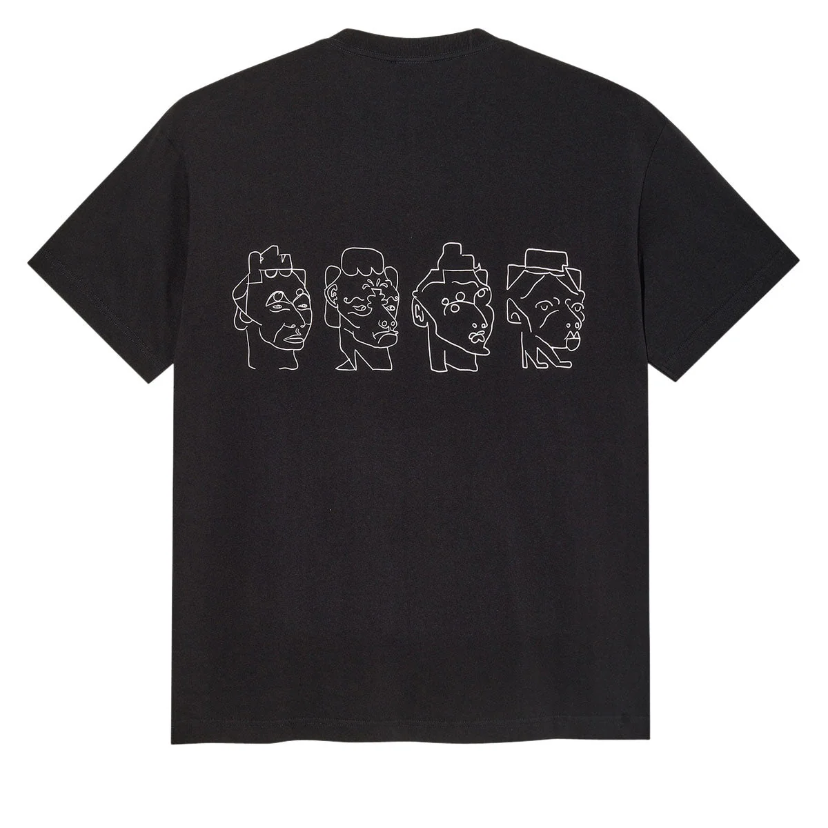 Polar 8 Heads Contrast T-Shirt - Black/White - Image 2