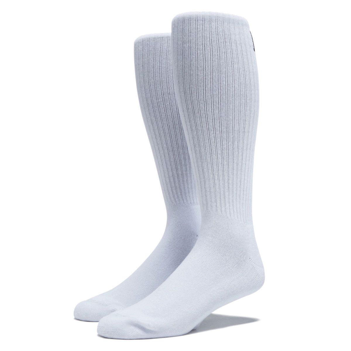 Polar Easy Now Long Rib Socks - White