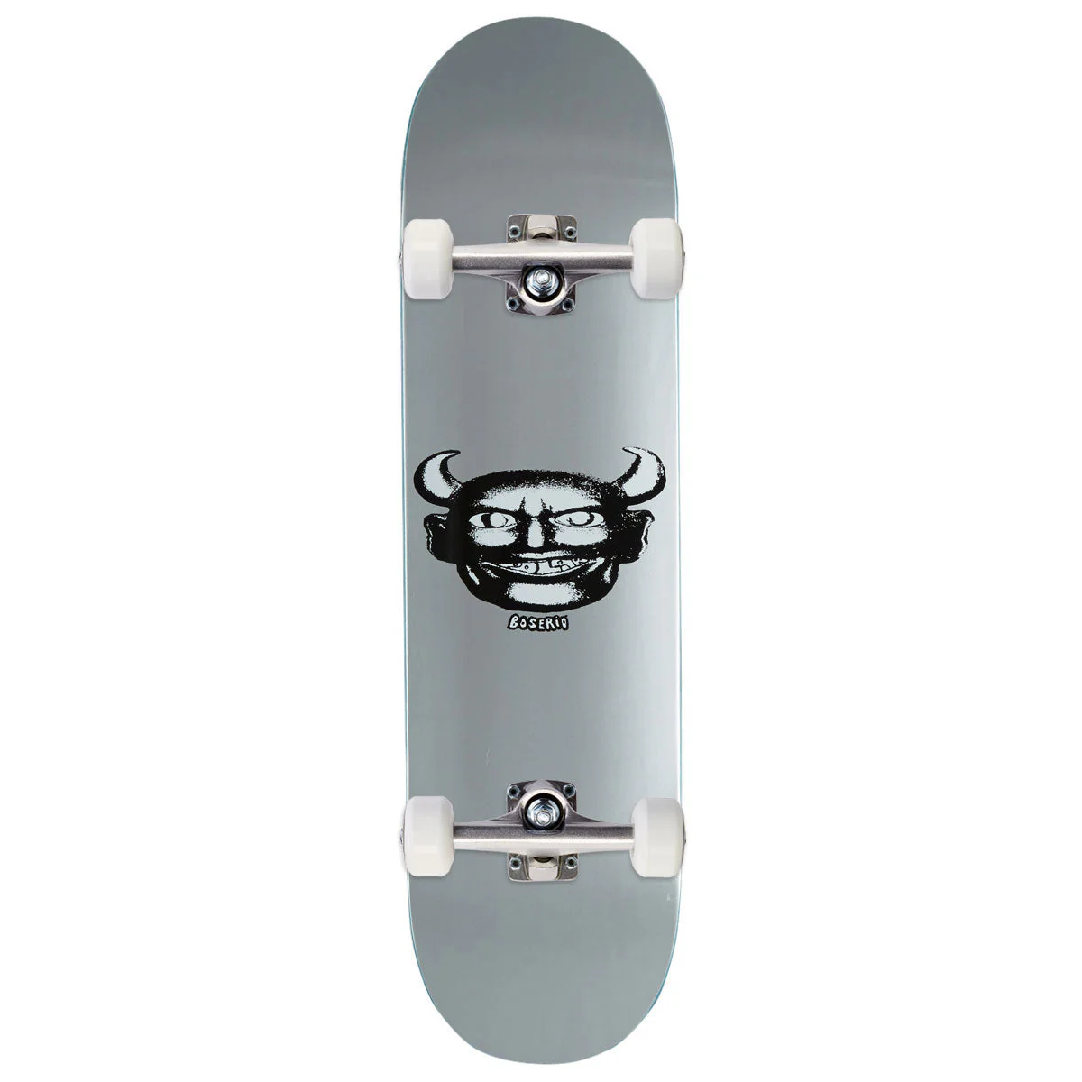 Polar Nick Boserio Silver Devil Skateboard Complete - 8.25"