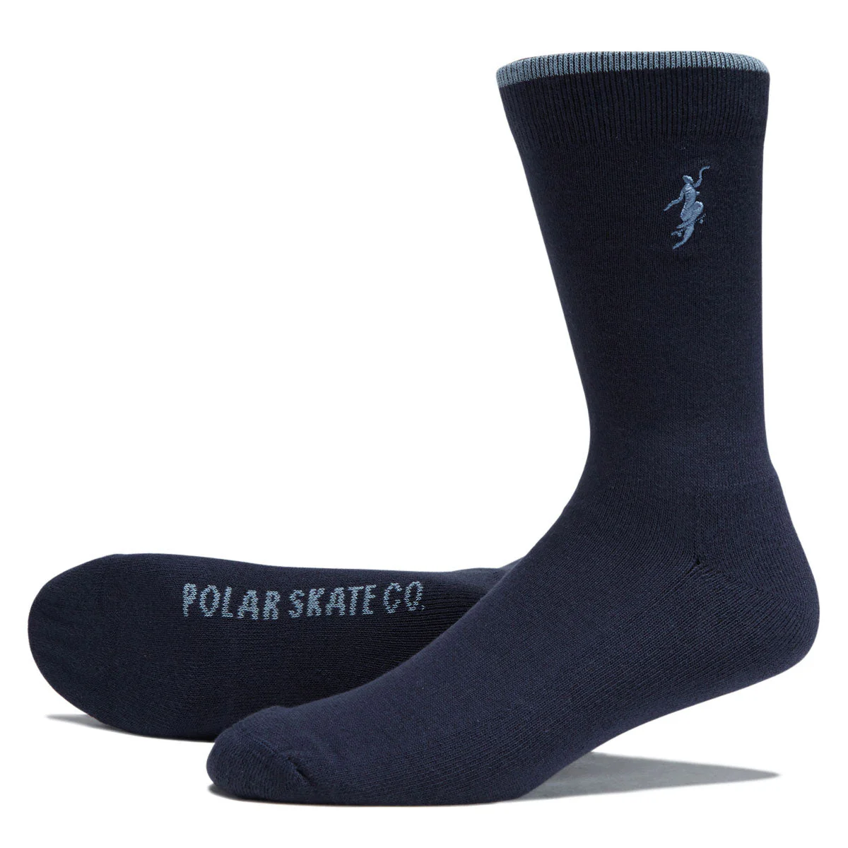 Polar No Complies Forever Business Socks - Navy/Light Blue - Image 2