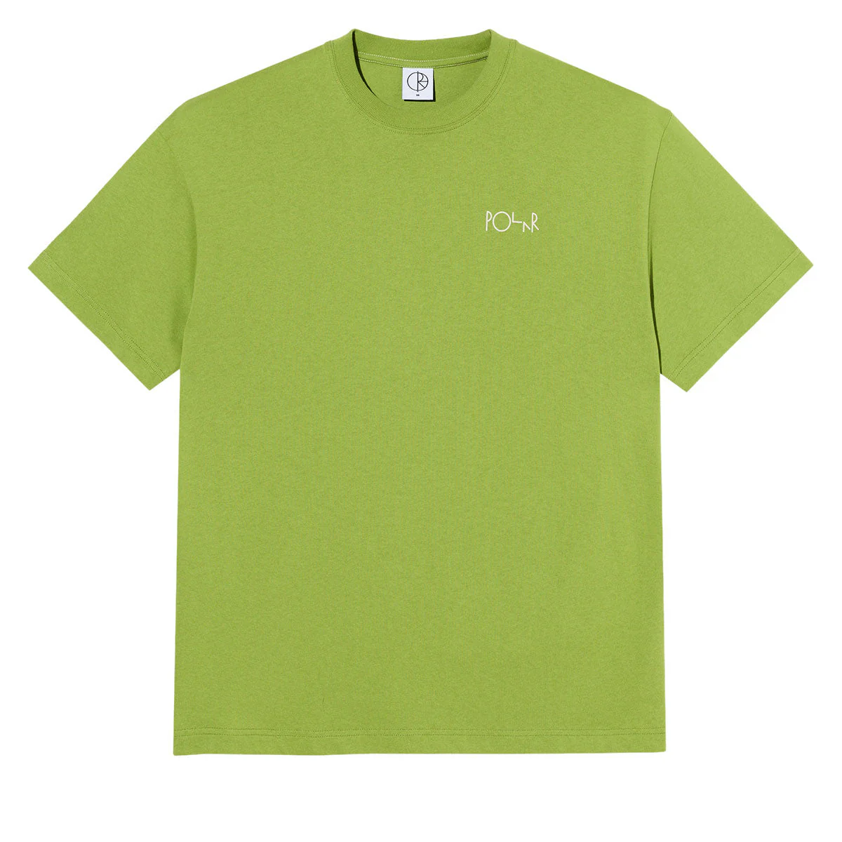 Polar Stroke Logo Contrast T-Shirt - Peridot - Image 2