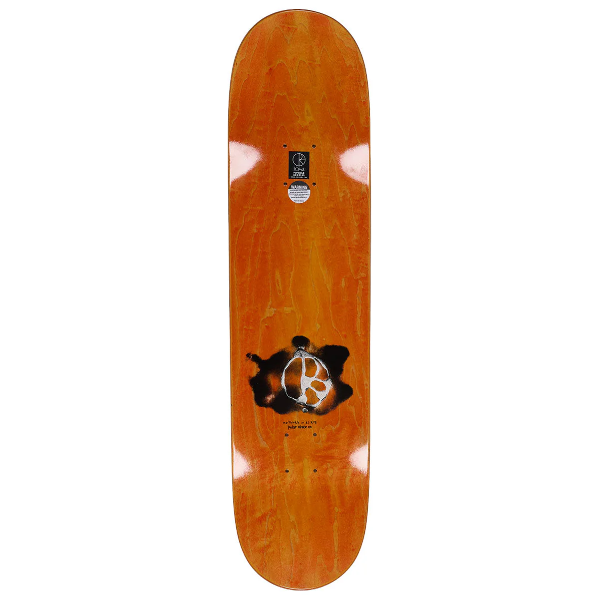 Polar Stroke Logo Team Skateboard Complete - Black - 8.25" - Image 2